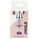 Plug bijou aluminium violet avec clochettes Taille S JINGLE