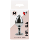 Plug bijou en aluminium bijou rouge Medium HELIRA