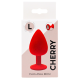 Plug rouge bijou cristal Large CHERRY