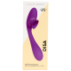 Stimulateur Clitoridien avec langue  Vibromasseur Point G 2-en-1 DISA Violet 