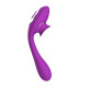 Stimulateur Clitoridien avec langue  Vibromasseur Point G 2-en-1 DISA Violet 