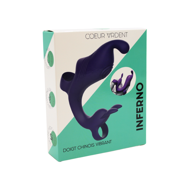 Doigt Vibrant à Double Moteur INFERNO