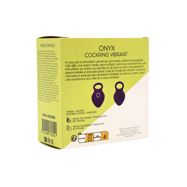 ONYX  Cockring Vibrant Rechargeable USB
