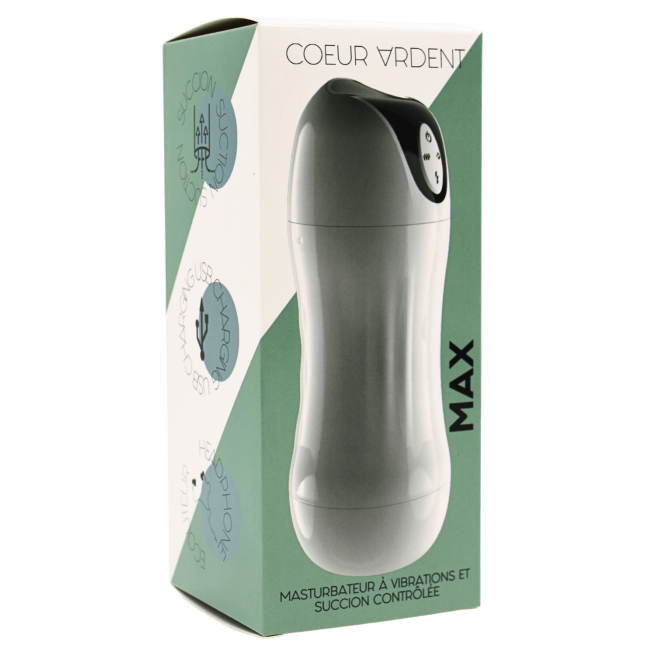MAX  Masturbateur à Vibrations  Succion Contrôlée USB