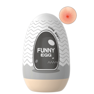 Gaine Masturbatrice Réutilisable FUNNY EGG  Design Réaliste Anus
