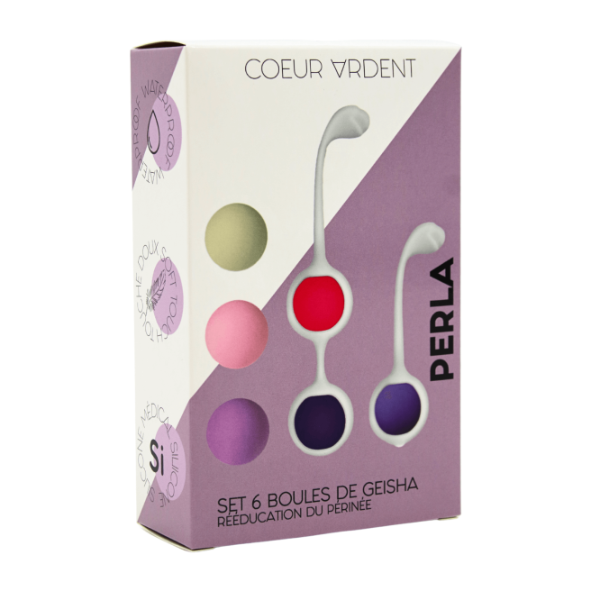 PERLA Set de 6 Boules de Geisha Progressives