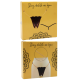 String en dentelle marron ouvert avec chaînes dorées