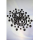 Paire de cache tétons adhésifs strass noir