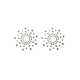 Paire de cache tétons adhésifs strass blanc
