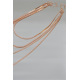 bijou pinces tétons avec 4 chainettes doré rose