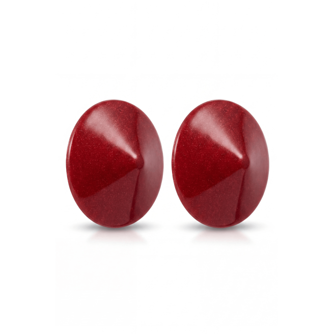 Nipple Métal rouge Cache tétons cône