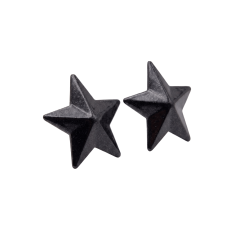 Nipple Métal noir Cache tétons d'étoile