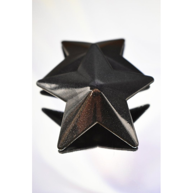Nipple Métal noir Cache tétons d'étoile