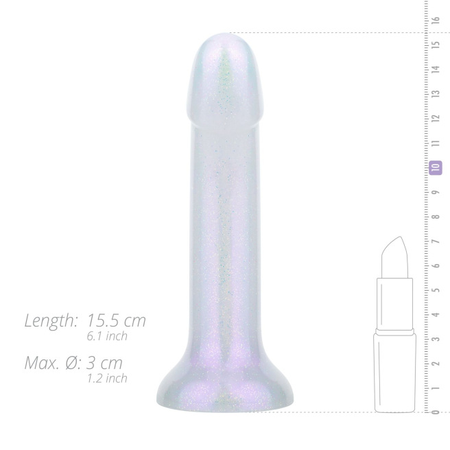 Sirene Dildo Paillettes - 15 cm