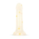 Dildo fleurs dorées 15 cm