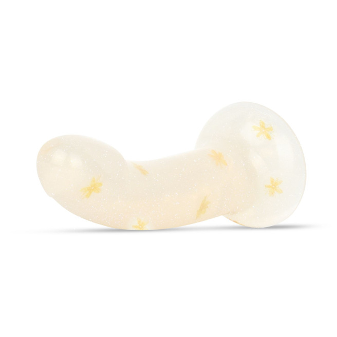 Dildo fleurs dorées 15 cm