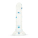 Dildo fleurs bleues - 19cm