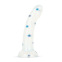 Dildo fleurs bleues - 19cm