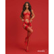 Gifty red Corset et string