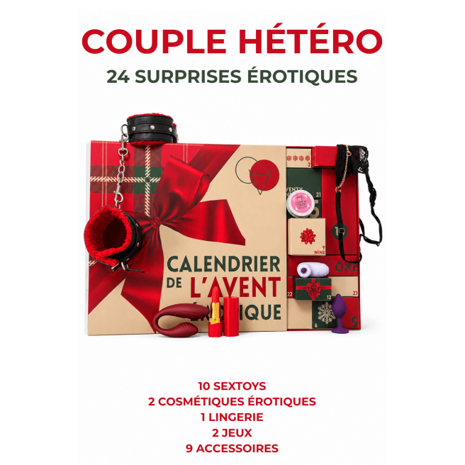 Calendrier de l’Avent érotique 24 surprises pour couple hétéro - 2026