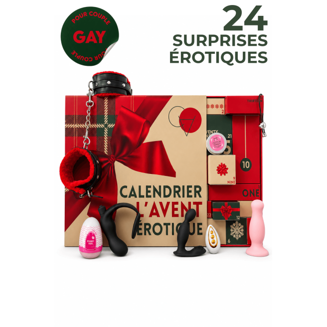 Calendrier de l’Avent érotique 24 surprises pour couple gay - 2026