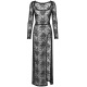 F405 One more kiss robe longue