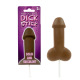 Dick sur un bâton de chocolat