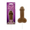 Dick sur un bâton de chocolat