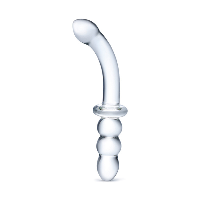 Glas - Dildo en Verre Point-G & Nervuré Ribbed