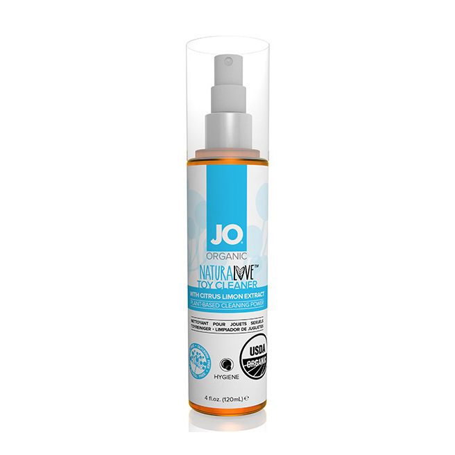 System JO - Nettoyant Sextoys Spray NaturaLove Bio 120 ml