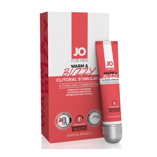 System JO - Gel Stimulant Clitoridien Warm & Buzzy 10 ml