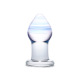 Glas - Plug Anal en Verre Amethyst Rain