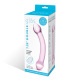 Glas - Double Dildo en Verre Double Trouble Violet