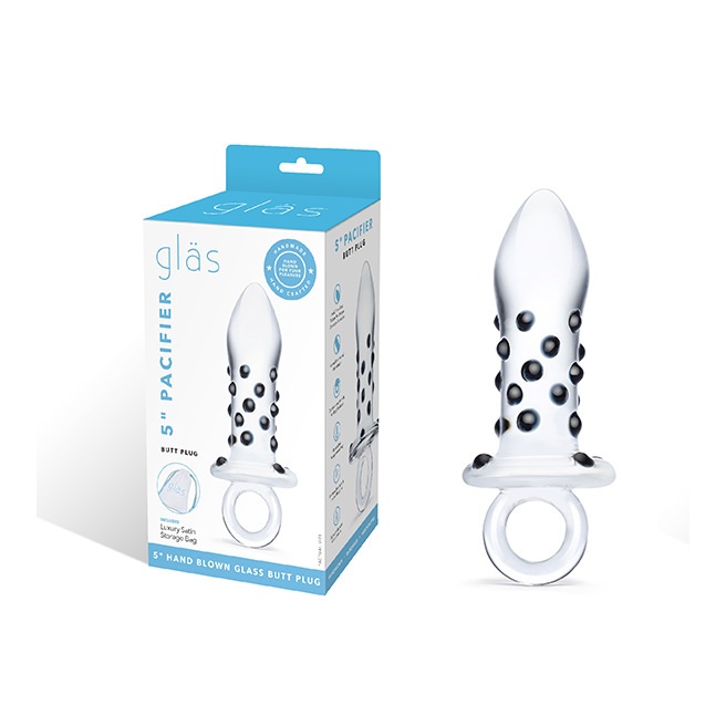 Glas - Plug Anal en Verre Pacifier Juicer