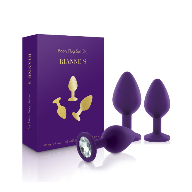 RS - Coffret 3 Plugs Booty Violet