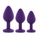 RS - Coffret 3 Plugs Booty Violet