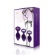 RS - Coffret 3 Plugs Booty Violet