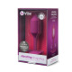 B-Vibe - Plug Snug Vibrant M Rose