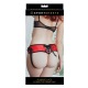 Sportsheets - Harnais Strap-On Red Lace Corsette