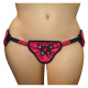 Sportsheets - Harnais Strap-On Red Lace Corsette : Grande Taille