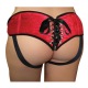 Sportsheets - Harnais Strap-On Red Lace Corsette : Grande Taille