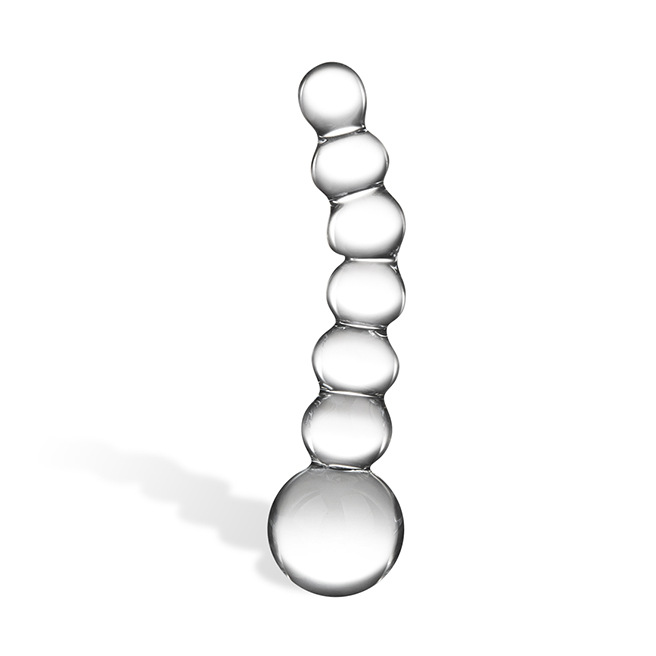 Glas - Dildo Anal en Verre Beaded