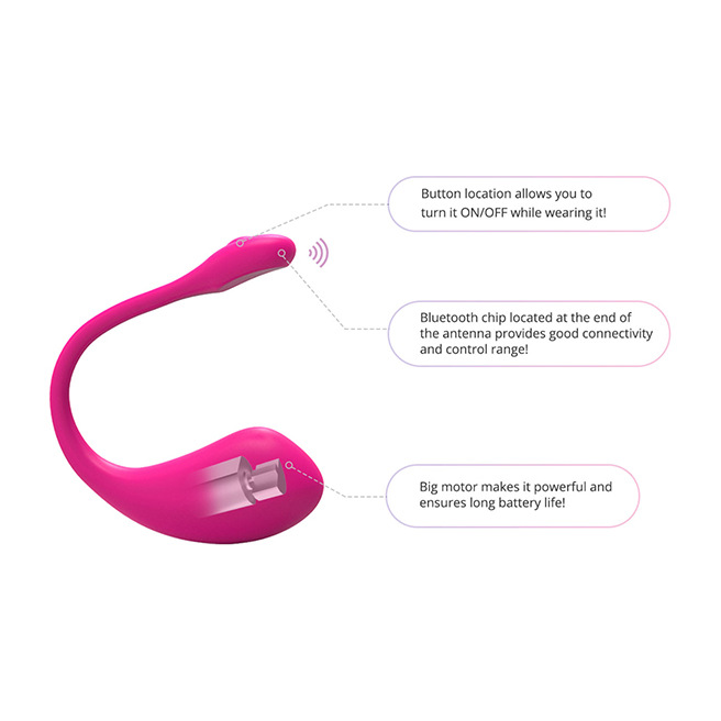 Lovense - Oeuf Vibrant Connecté Lush 2