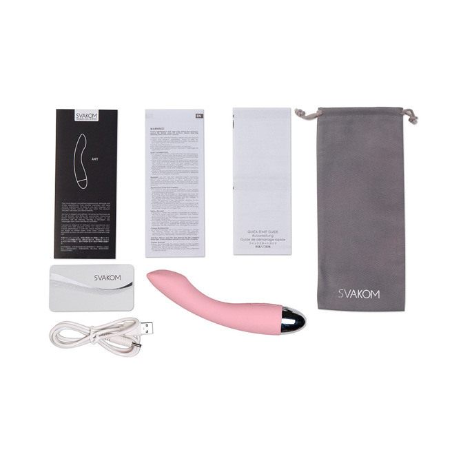 Svakom - Amy G-Spot Vibrator Rose Pâle Svakom - Amy G-Spot Vibrator Rose Pâle