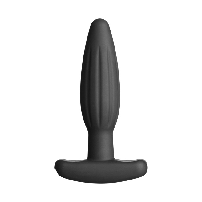 ElectraStim - Plug anal à bascule en silicone Noir Petit