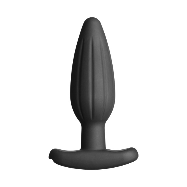 ElectraStim - Plug anal à bascule en silicone Noir Medium