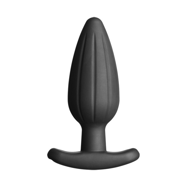 ElectraStim - Plug anal à bascule en silicone Noir Large