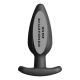 ElectraStim - Plug anal à bascule en silicone Noir Large