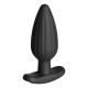 ElectraStim - Plug anal à bascule en silicone Noir Large