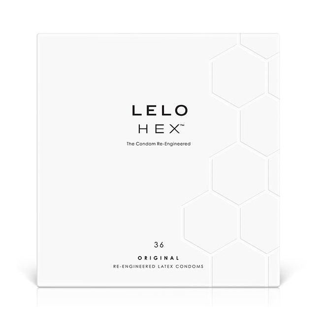 Lelo - Pack de 36 originaux HEX Condooms
